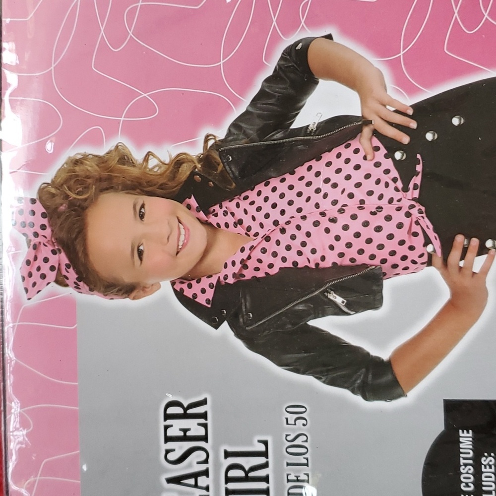 1950s Grease Greaser Girl Halloween Costume Billy elvis